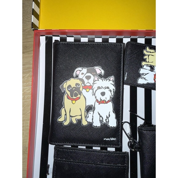 Marc Tetro 4-piece Travel Accessory Set Featuring A Dog Print Design. New In Box - Picture 5 of 12